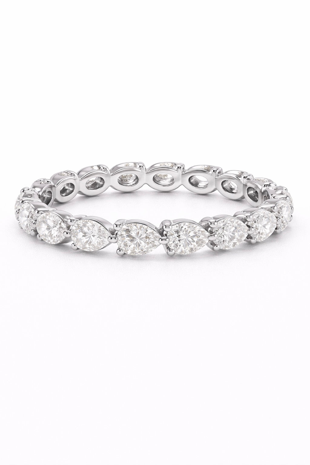 FULL ETERNITY "ISABELLA" PEAR RING