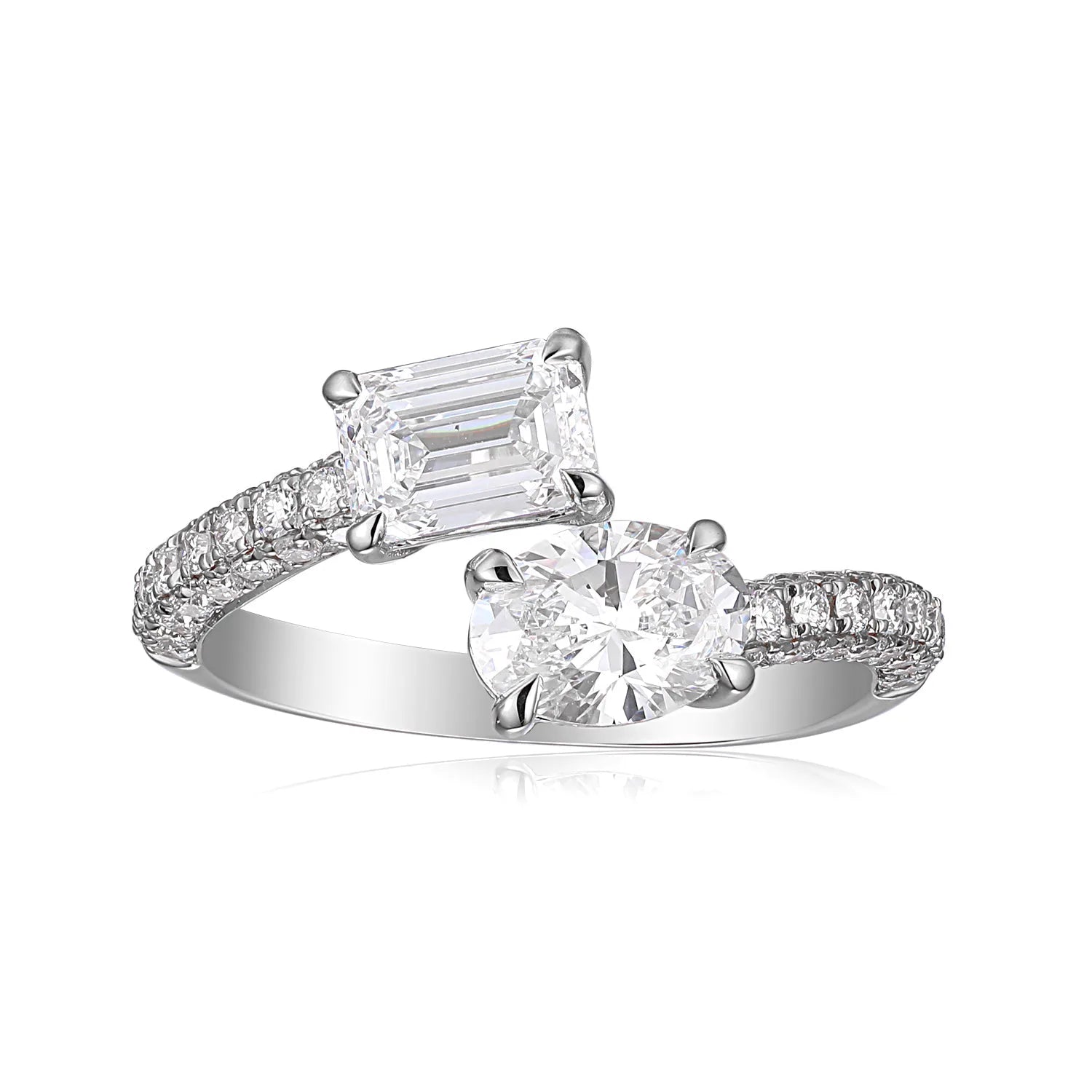 "Juliana" Toi et Moi Diamond Ring — Savina Diamonds