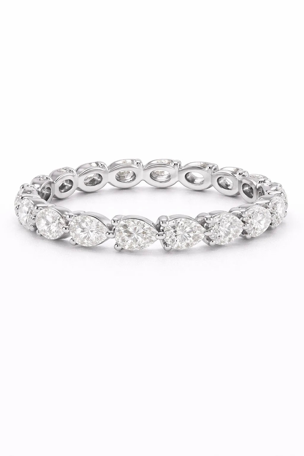 FULL ETERNITY "ISABELLA" PEAR RING — Savina Diamonds