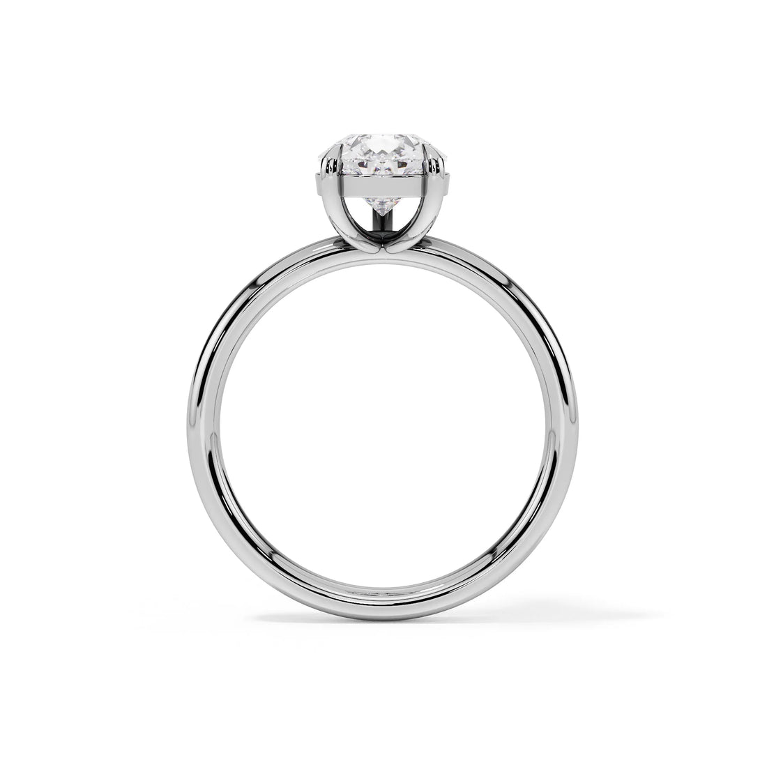 "Seraphina" Pear Solitaire Ring — Savina Diamonds (view 1 of 4)